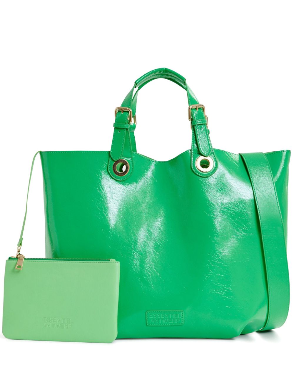 Essentiel Antwerp Ginnie tote bag - Green von Essentiel Antwerp