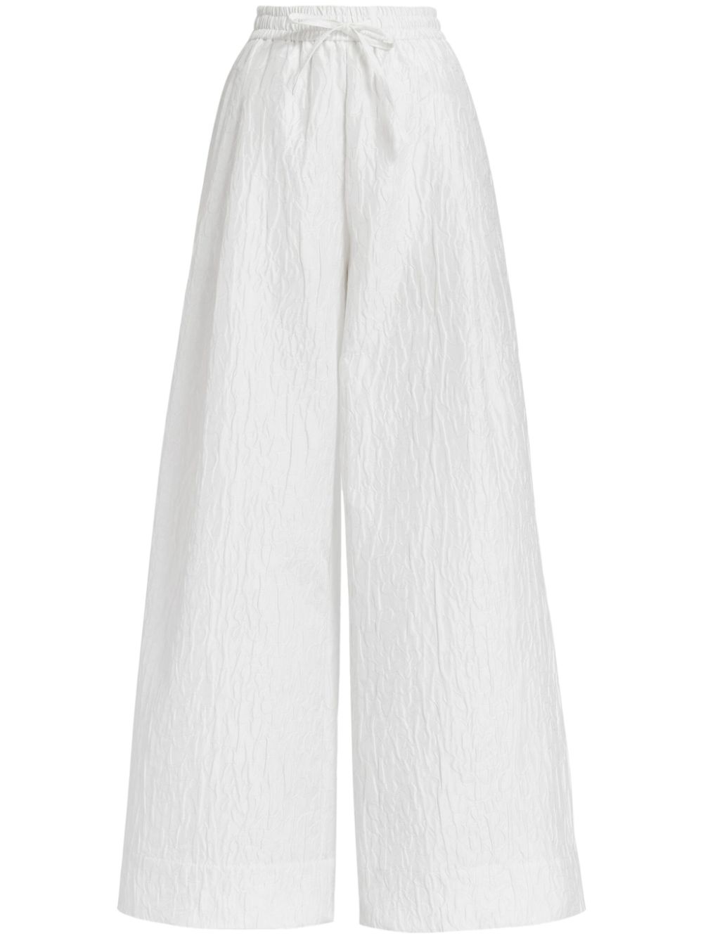 Essentiel Antwerp Gone flared trousers - White von Essentiel Antwerp