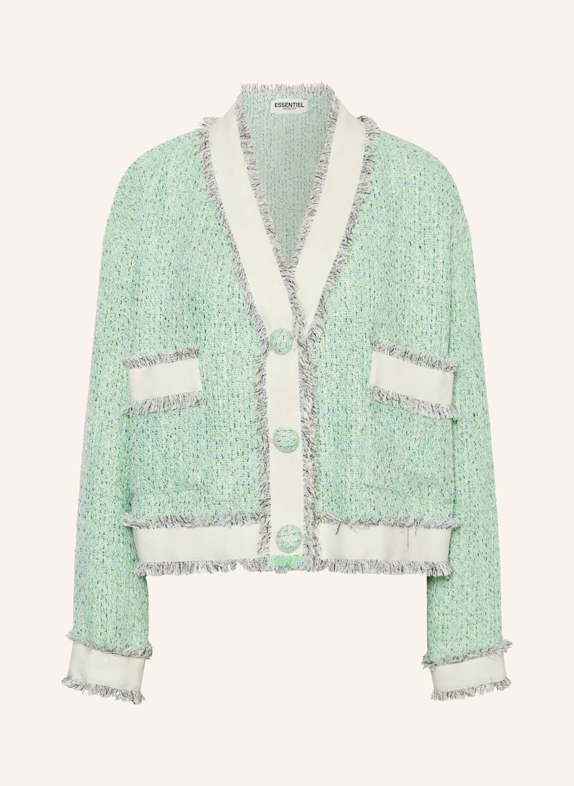 Essentiel Antwerp Strickjacke Hoola gruen Essentiel Antwerp Strickjacke Hoola gruen von Essentiel Antwerp