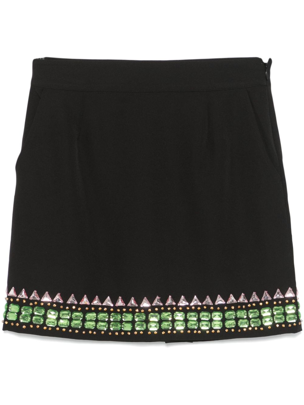 Essentiel Antwerp crystal-embellished mini skirt - Black von Essentiel Antwerp