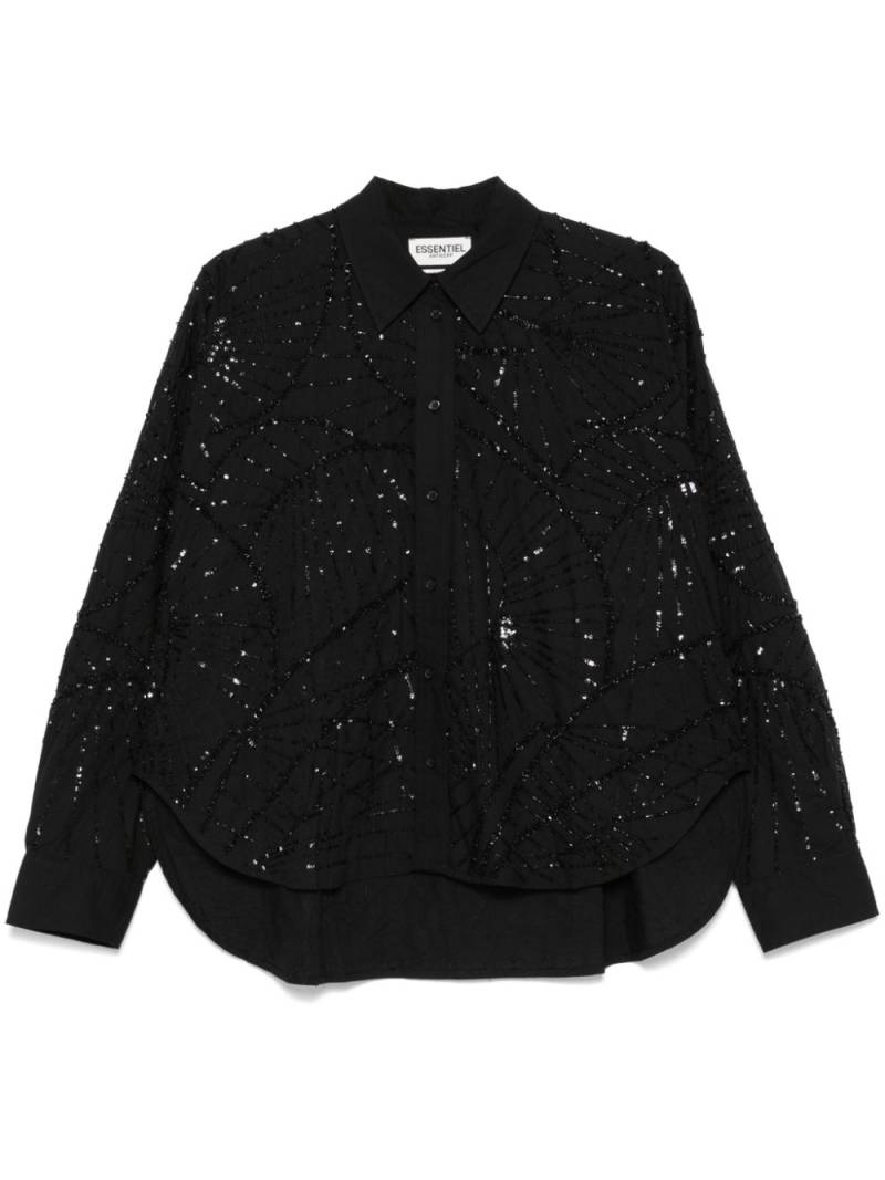 Essentiel Antwerp sequinned shirt - Black von Essentiel Antwerp