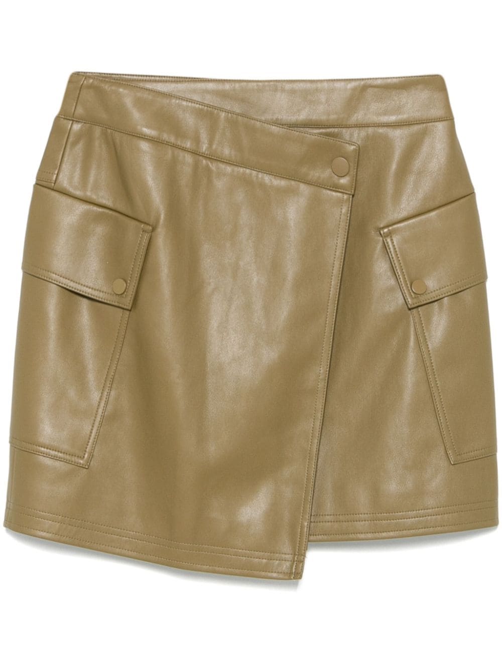 Essentiel Antwerp wrap mini skirt - Green von Essentiel Antwerp