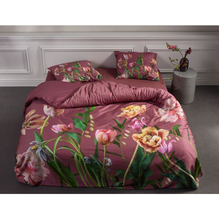 Essenza Bettwäsche Eloise mit Blumen – Duvetbezug – 160x210 cm von Essenza