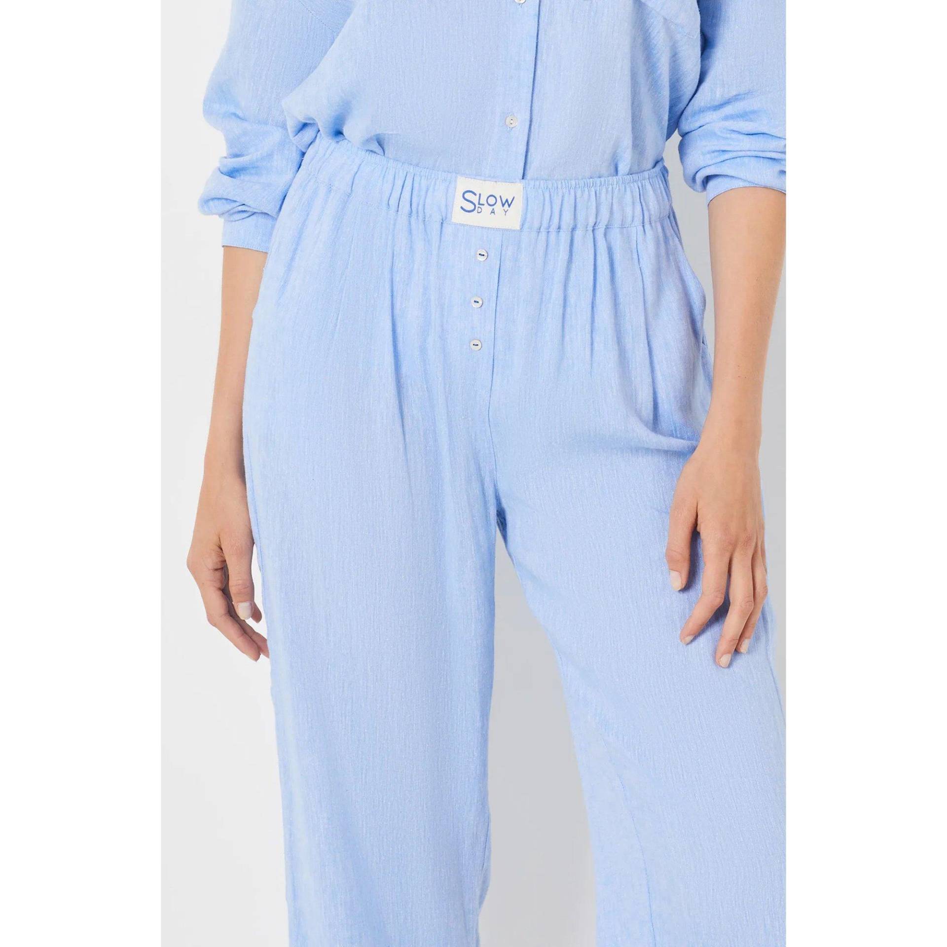 Hose Damen Himmelblau M von Etam