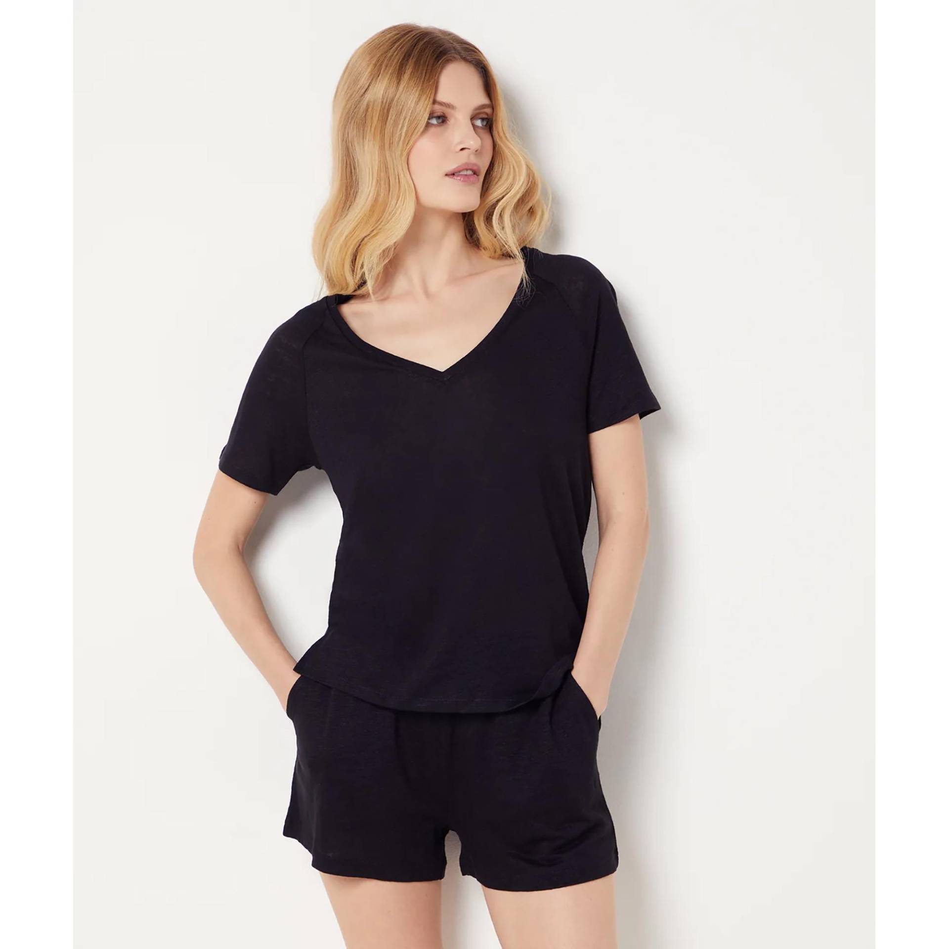 Etam - T-Shirt, für Damen, Black, Größe L von Etam