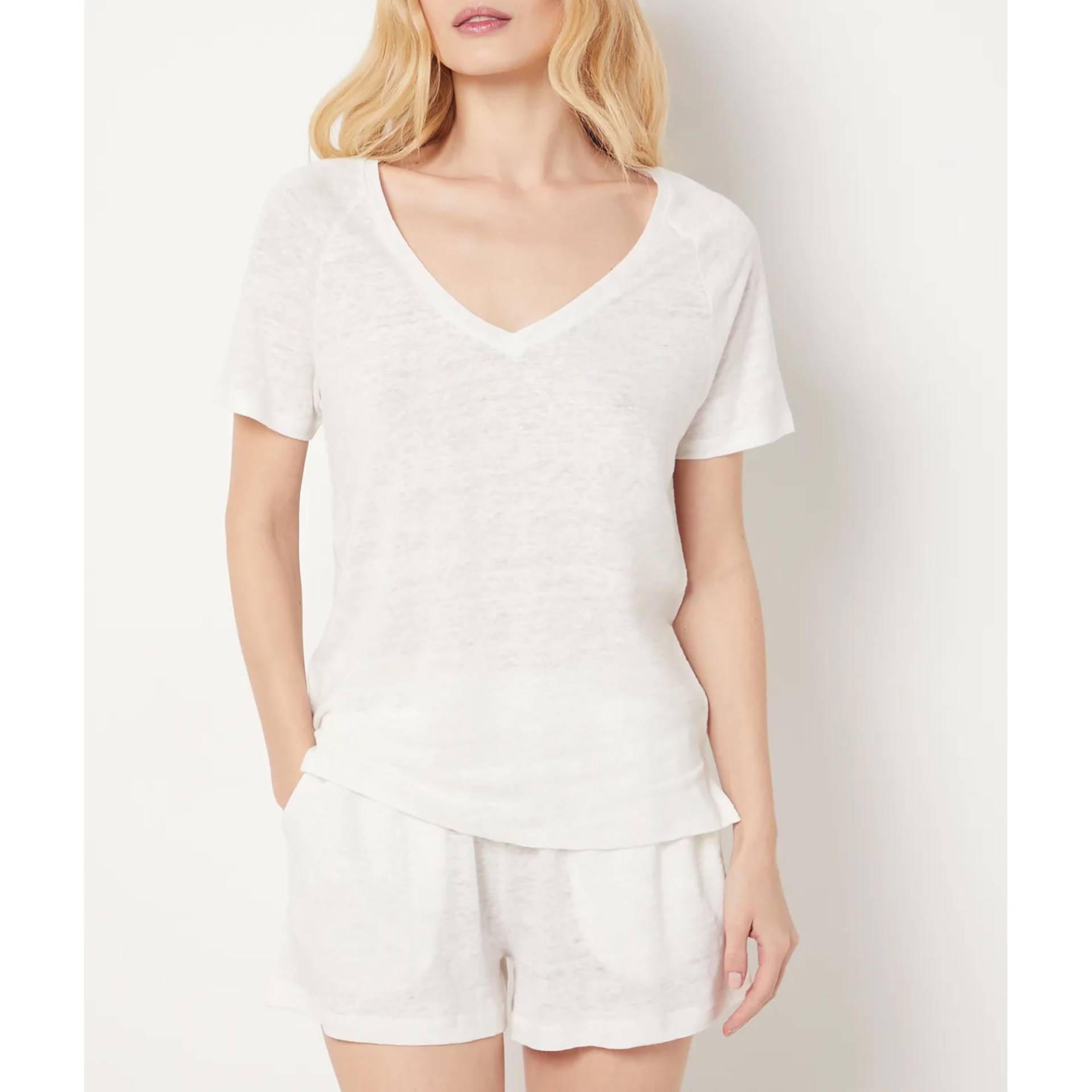 Etam - T-Shirt, für Damen, Ecru, Größe XS von Etam