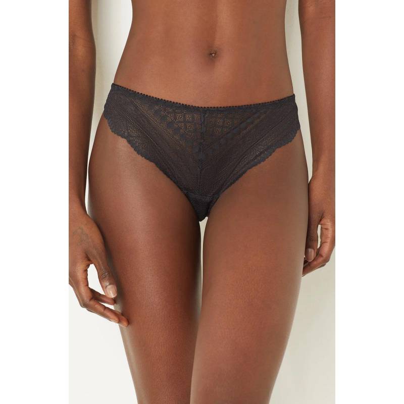 Etam - Tanga, für Damen, Black, Größe 34 von Etam