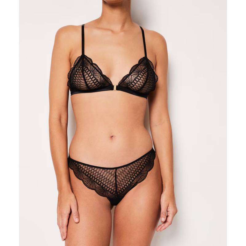 Etam - Tanga, für Damen, Black, Größe 34 von Etam