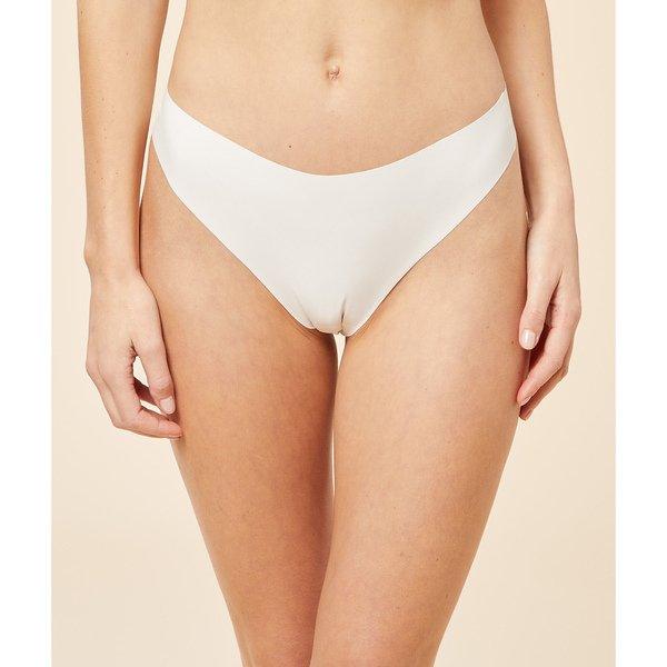 Etam - Tanga, für Damen, Ecru, Größe XL von Etam