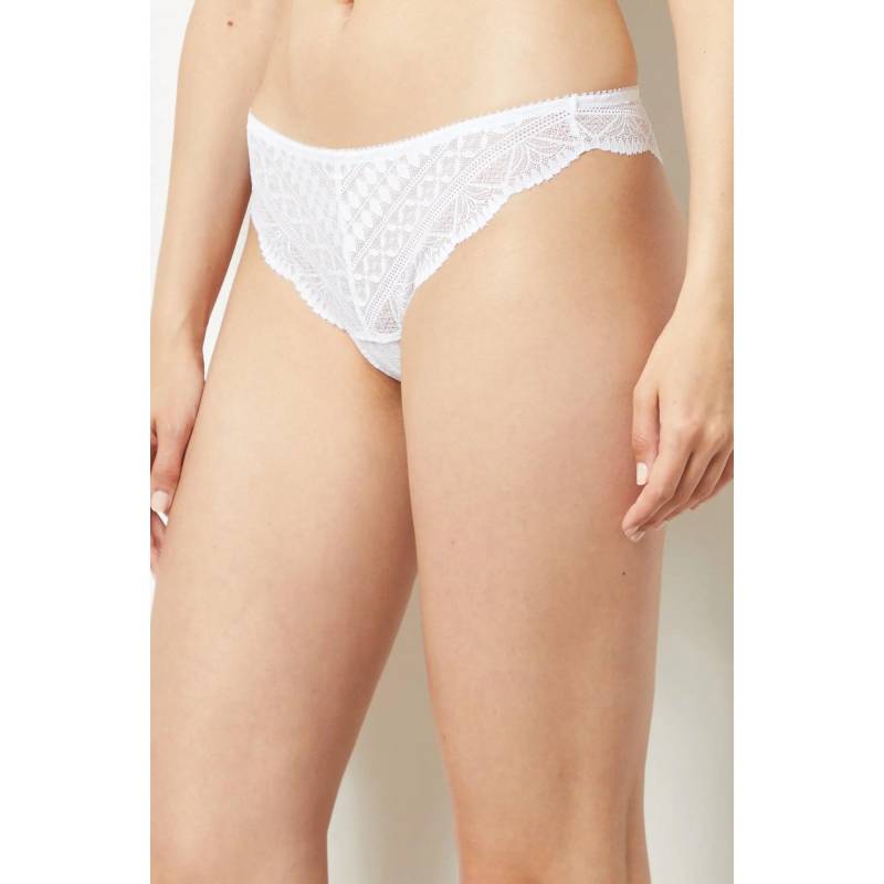 Etam - Tanga, für Damen, Weiss, Größe 34 von Etam