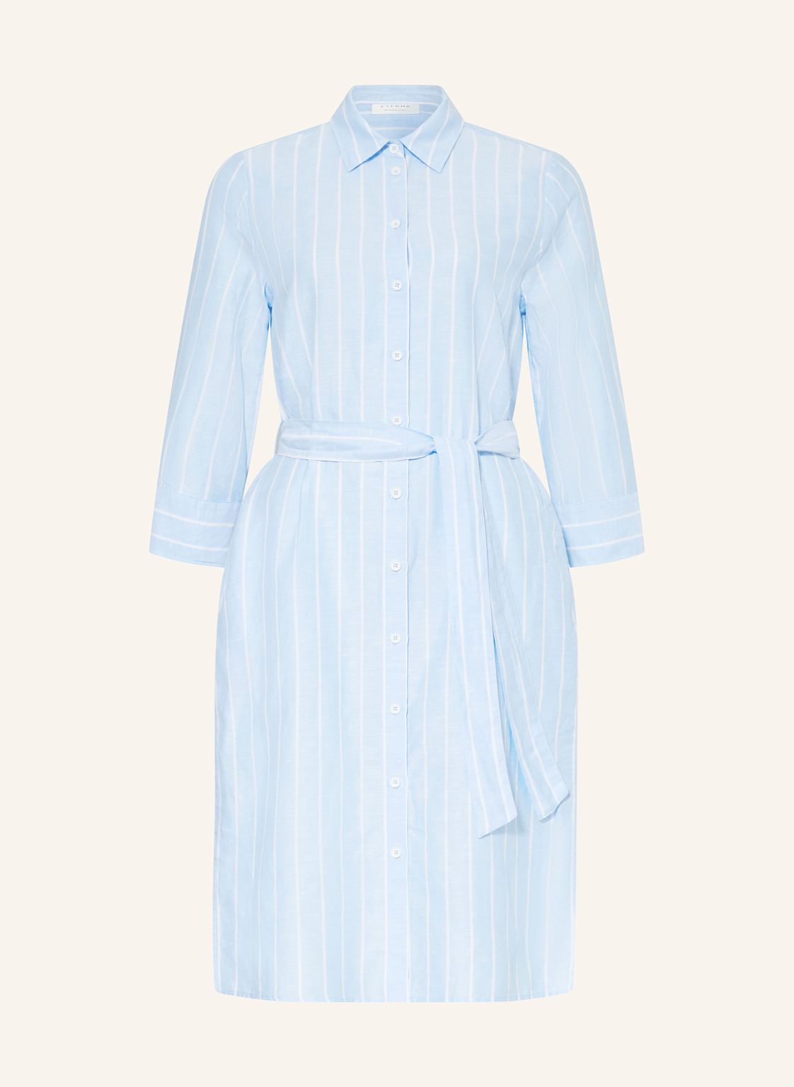 Eterna Hemdblusenkleid Mit Leinen blau Eterna Hemdblusenkleid Mit Leinen blau von Eterna