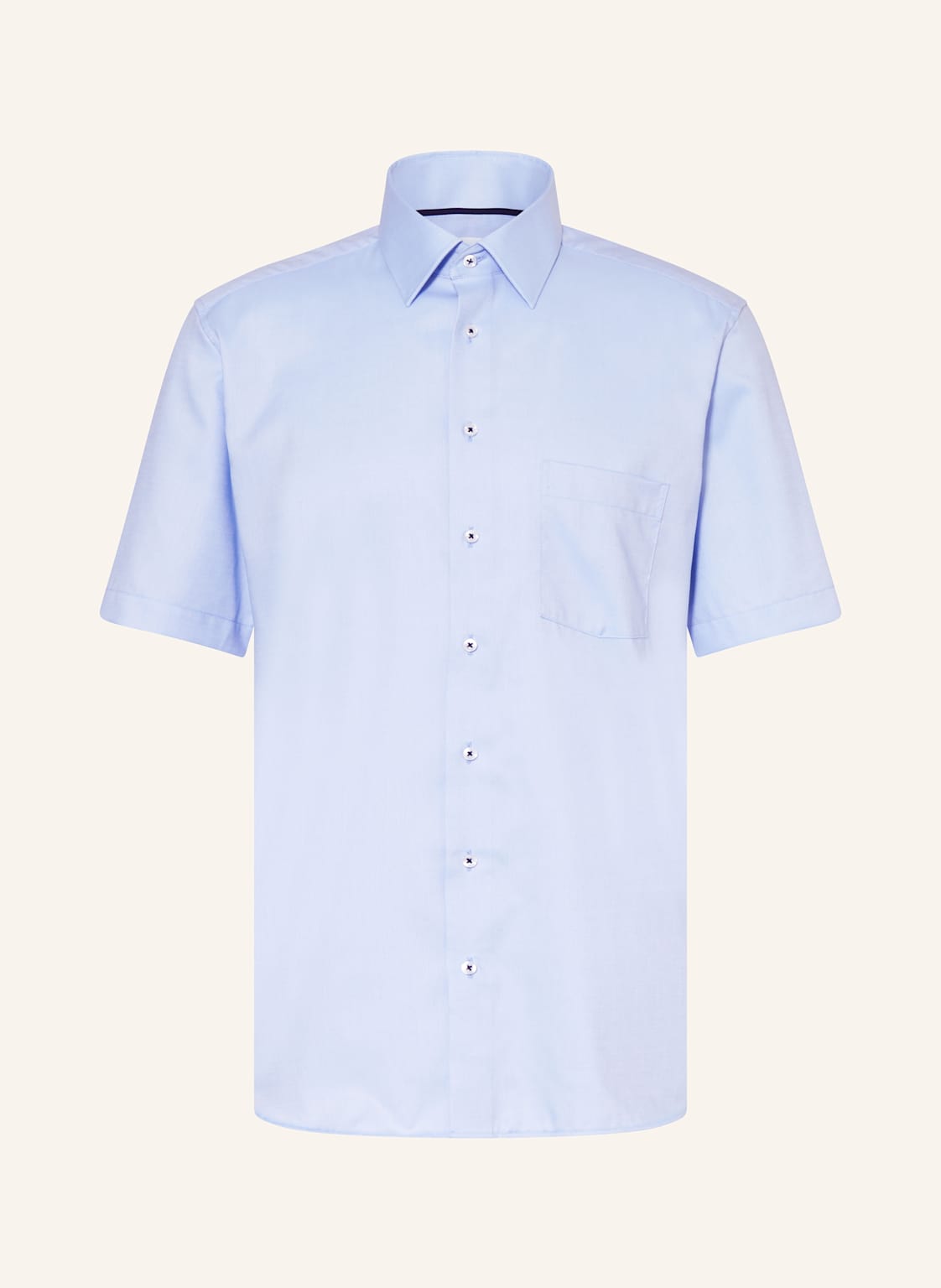 Eterna Kurzarm-Hemd Modern Fit blau Eterna Kurzarm-Hemd Modern Fit blau von Eterna