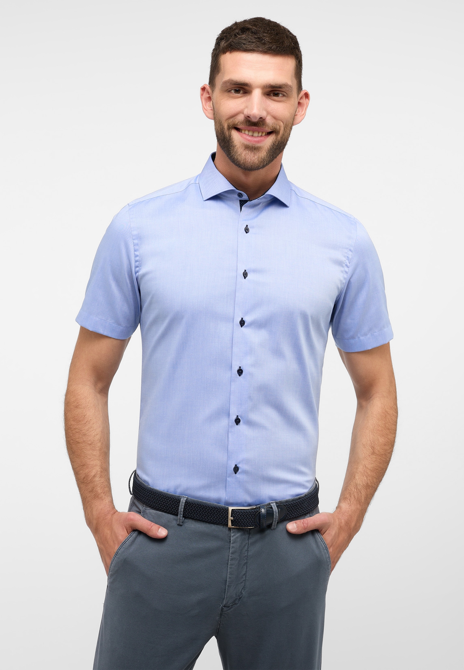 Eterna Kurzarmhemd »SLIM FIT«, NON IRON (bügelfrei) von Eterna