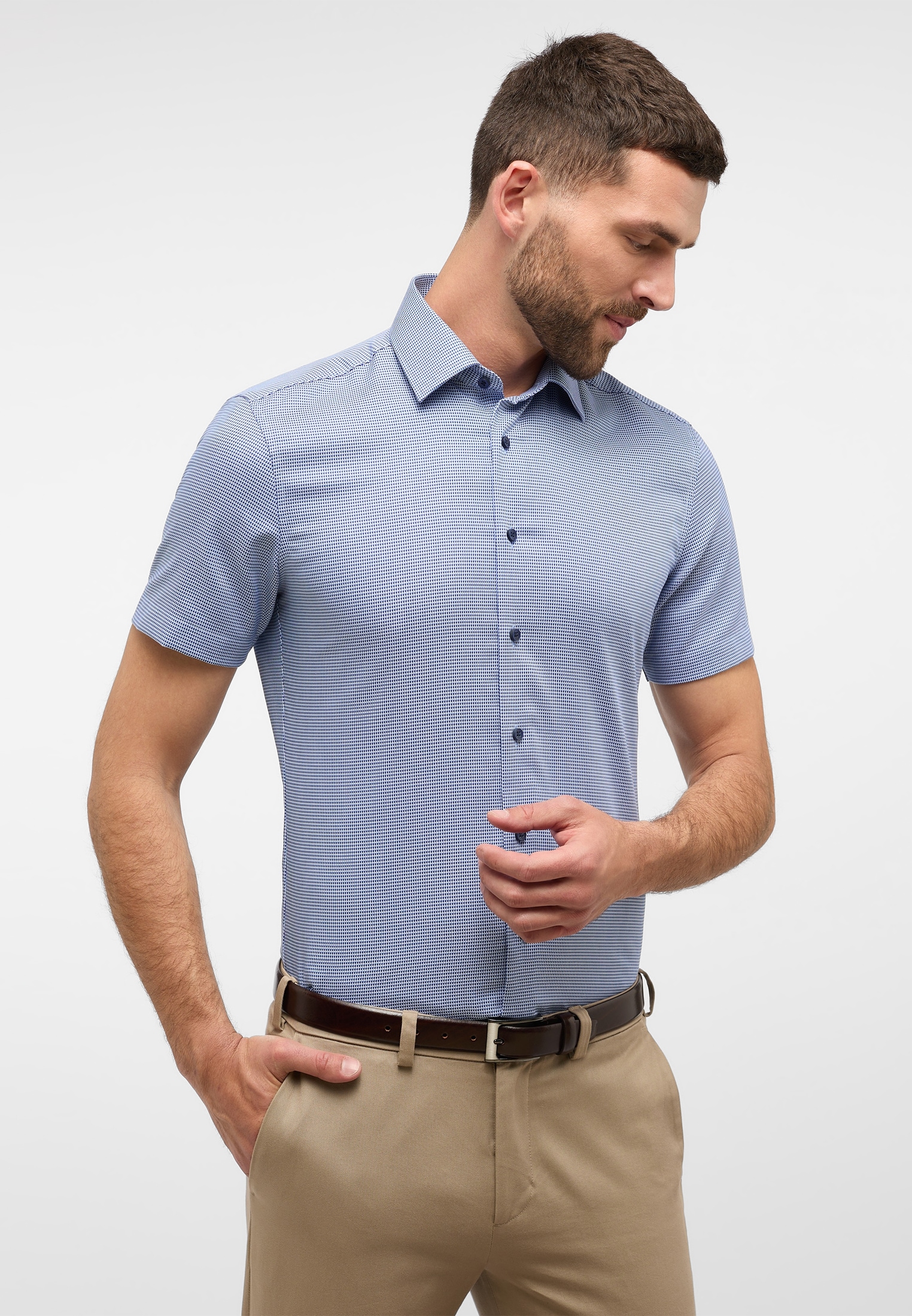 Eterna Kurzarmhemd »SLIM FIT«, NON IRON (bügelfrei) von Eterna