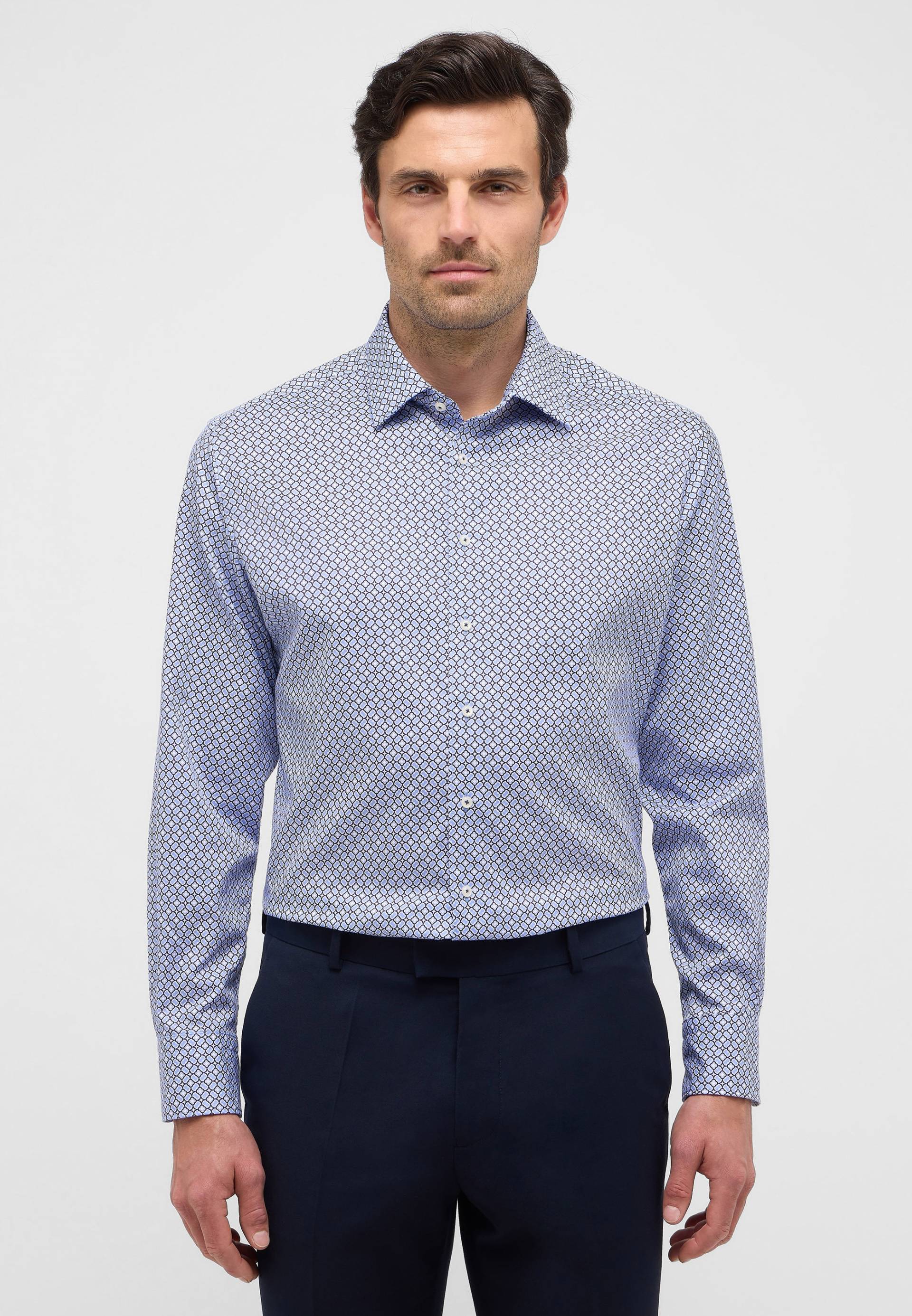 Eterna Langarmhemd »MODERN FIT«, EASY IRON (bügelleicht) von Eterna