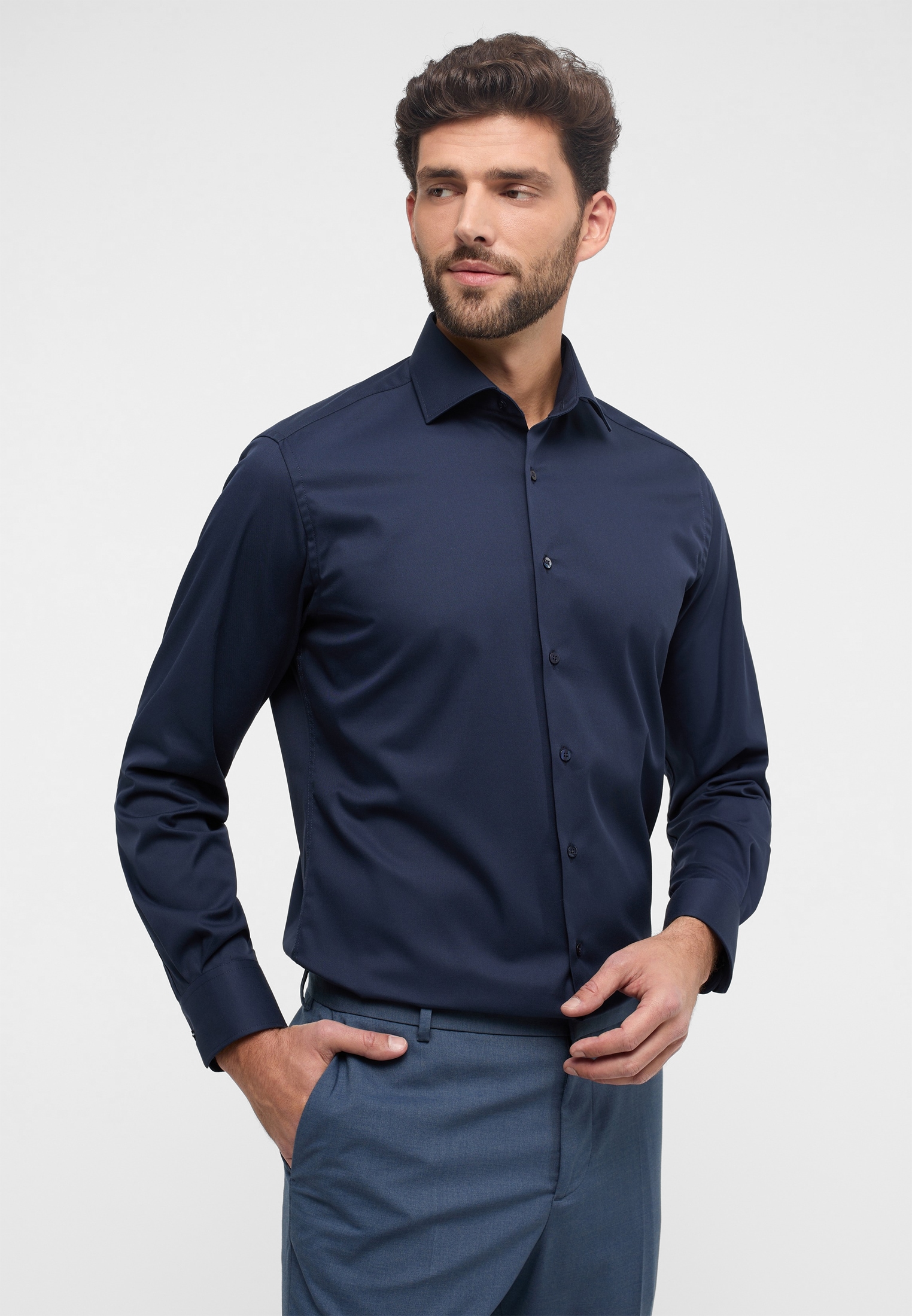 Eterna Langarmhemd »MODERN FIT«, NON IRON (bügelfrei) von Eterna