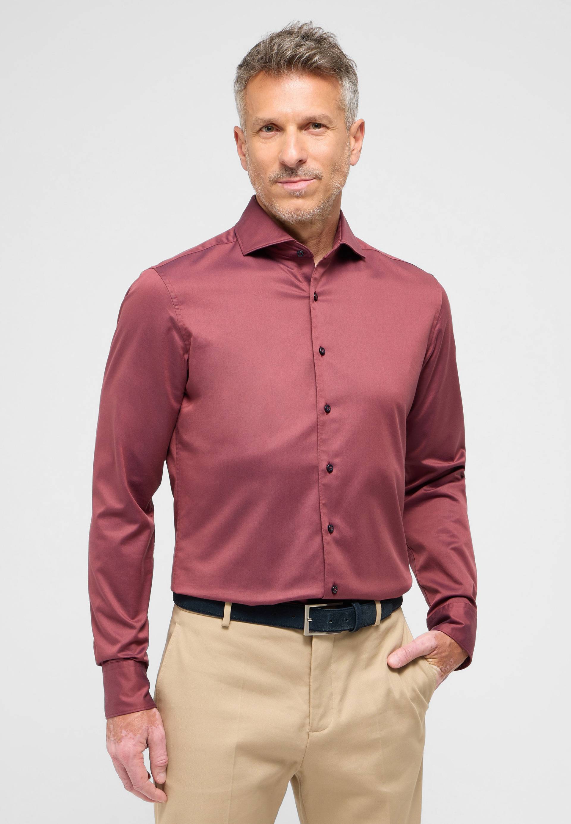 Eterna Langarmhemd »SLIM FIT«, EASY IRON (bügelleicht) von Eterna