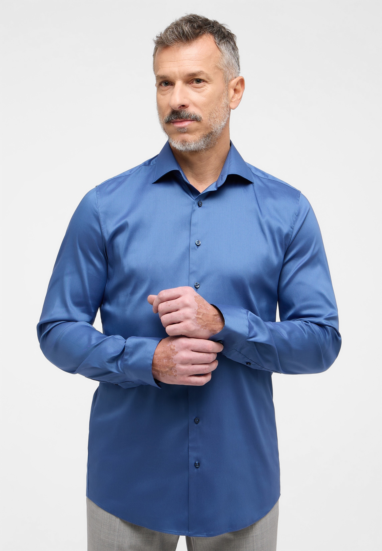 Eterna Langarmhemd »SLIM FIT«, EASY IRON (bügelleicht) von Eterna