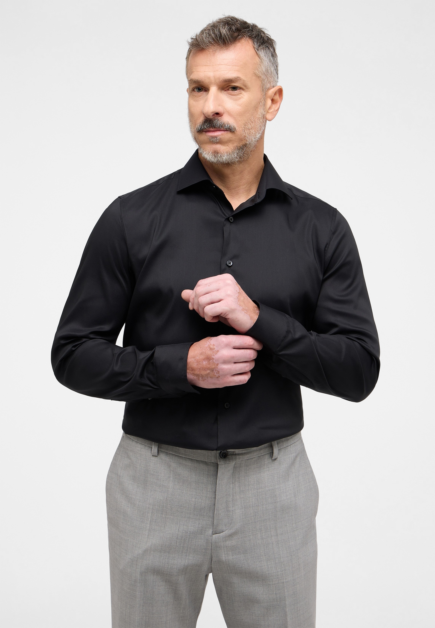 Eterna Langarmhemd »SLIM FIT«, EASY IRON (bügelleicht) von Eterna