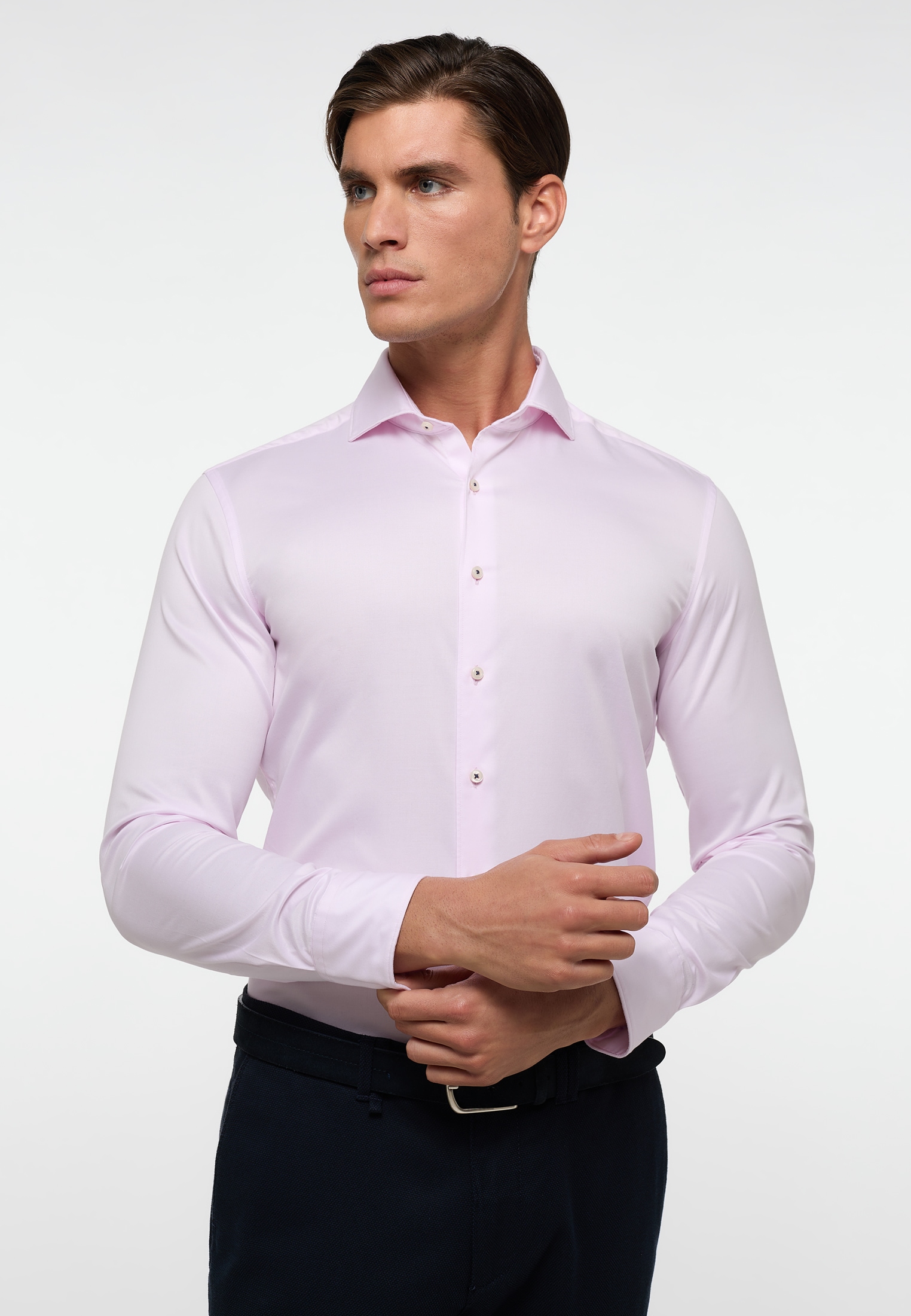 Eterna Langarmhemd »SLIM FIT«, EASY IRON (bügelleicht) von Eterna