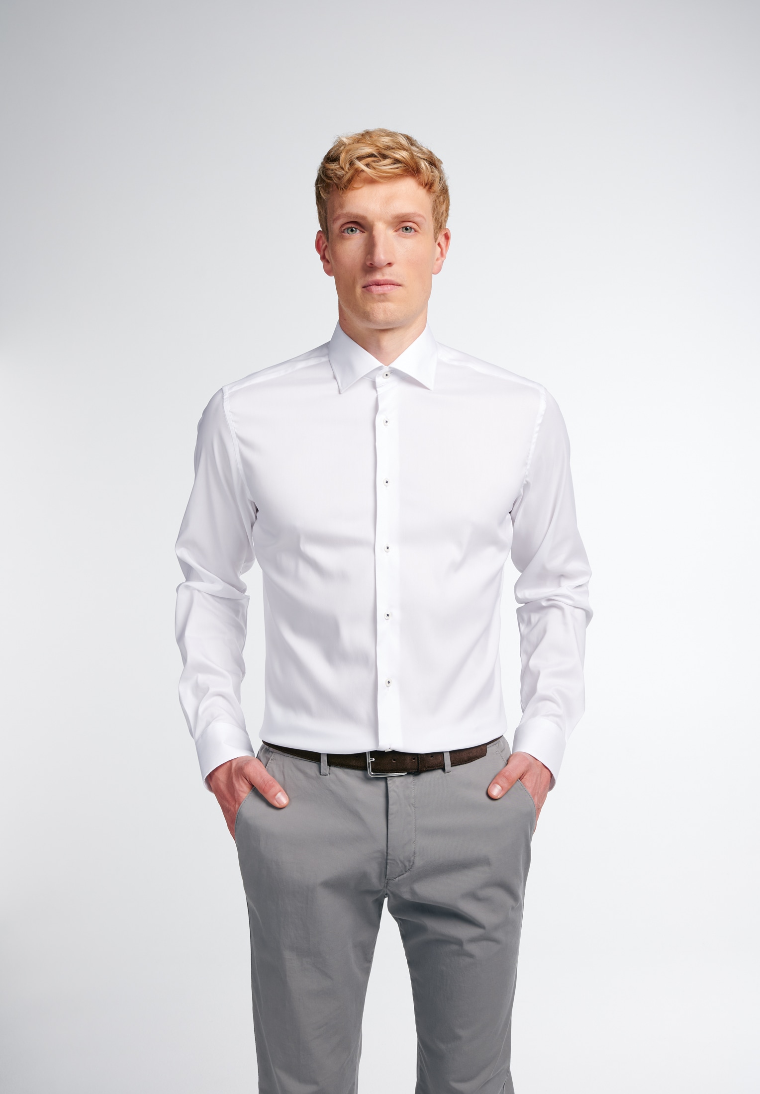 Eterna Langarmhemd »SLIM FIT«, EASY IRON (bügelleicht) von Eterna