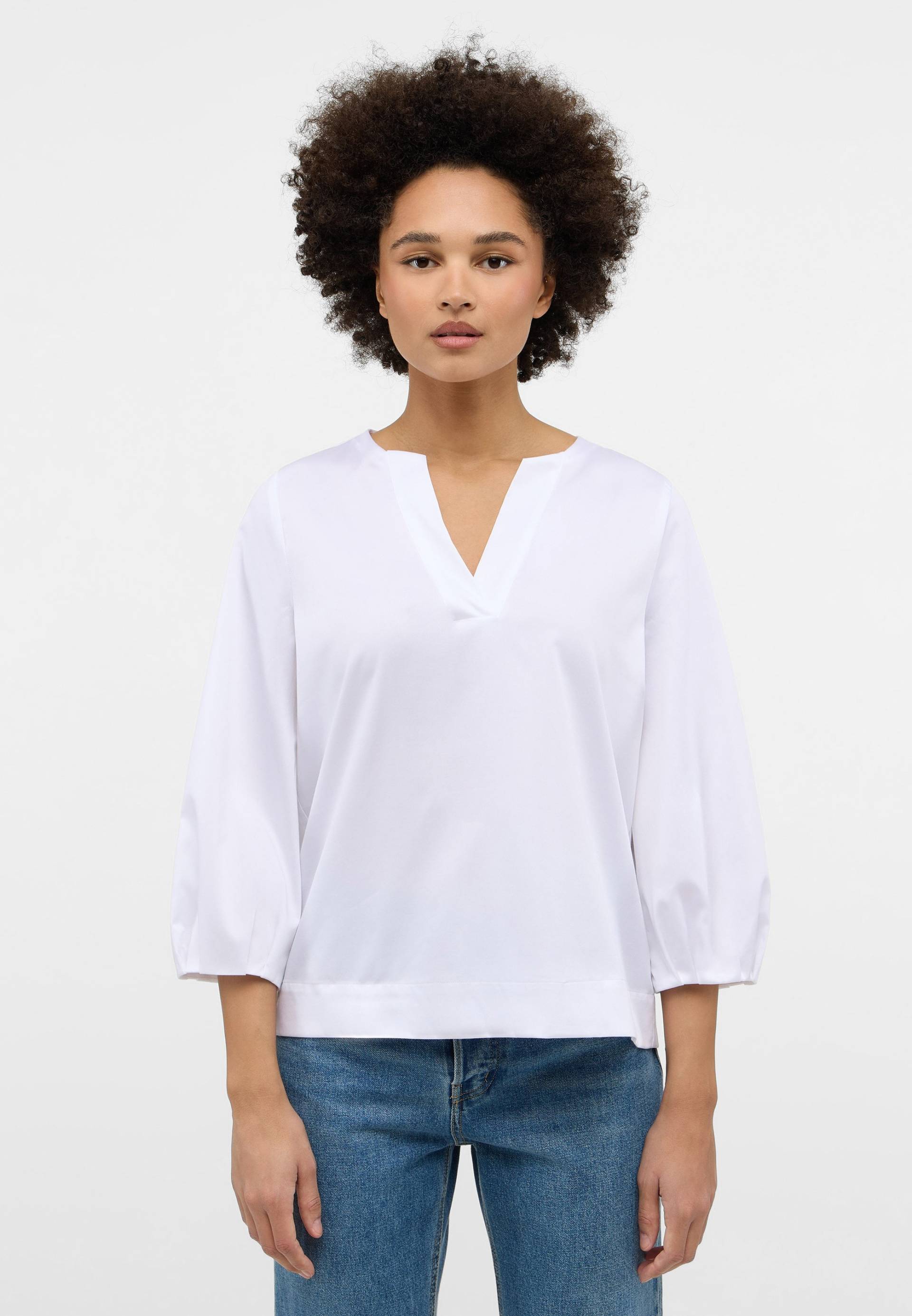 Eterna Longbluse »LOOSE FIT«, EASY IRON (bügelleicht) von Eterna