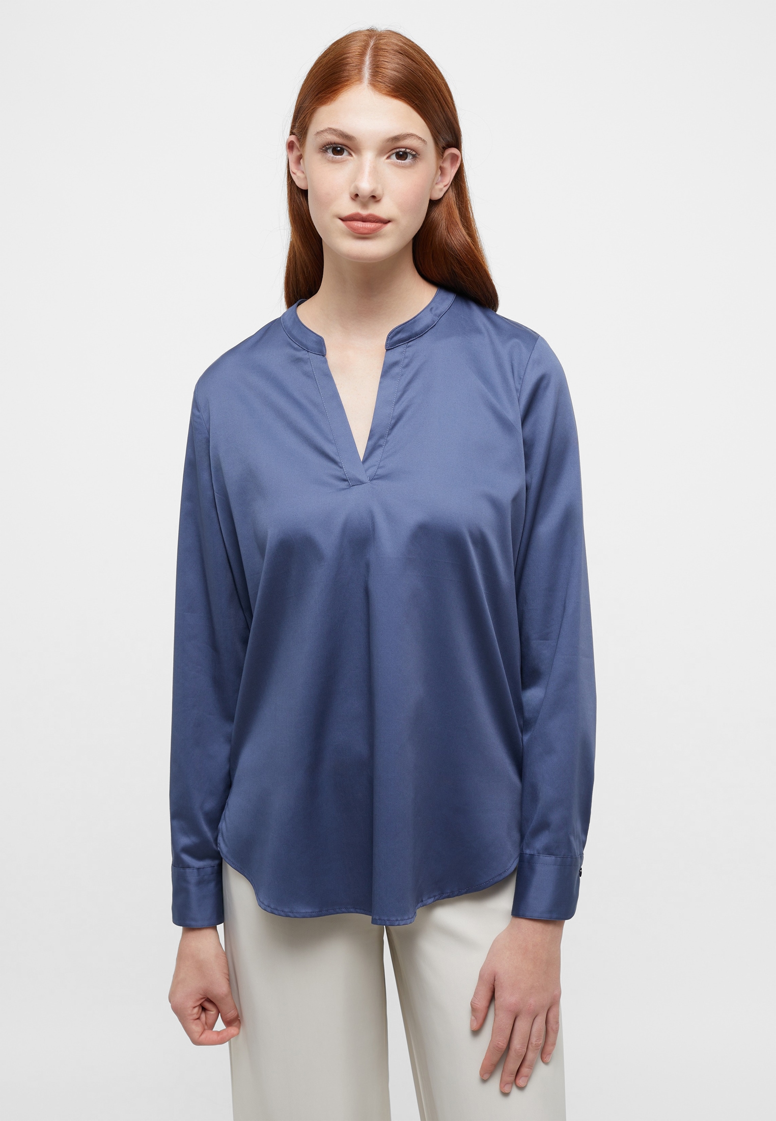 Eterna Longbluse »LOOSE FIT«, EASY IRON (bügelleicht) von Eterna