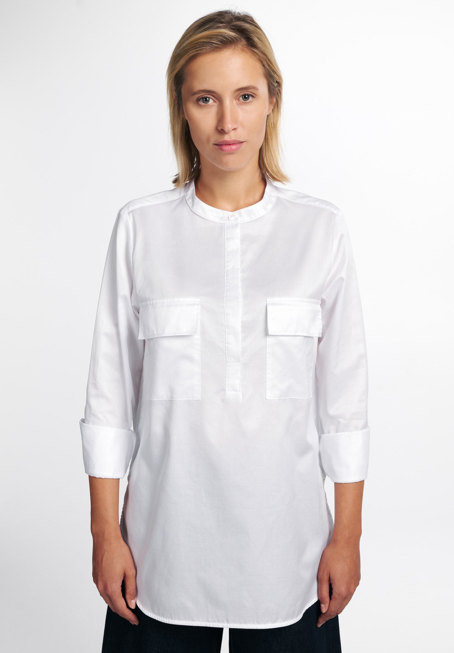 Eterna Longbluse »LOOSE FIT«, EASY IRON (bügelleicht) von Eterna