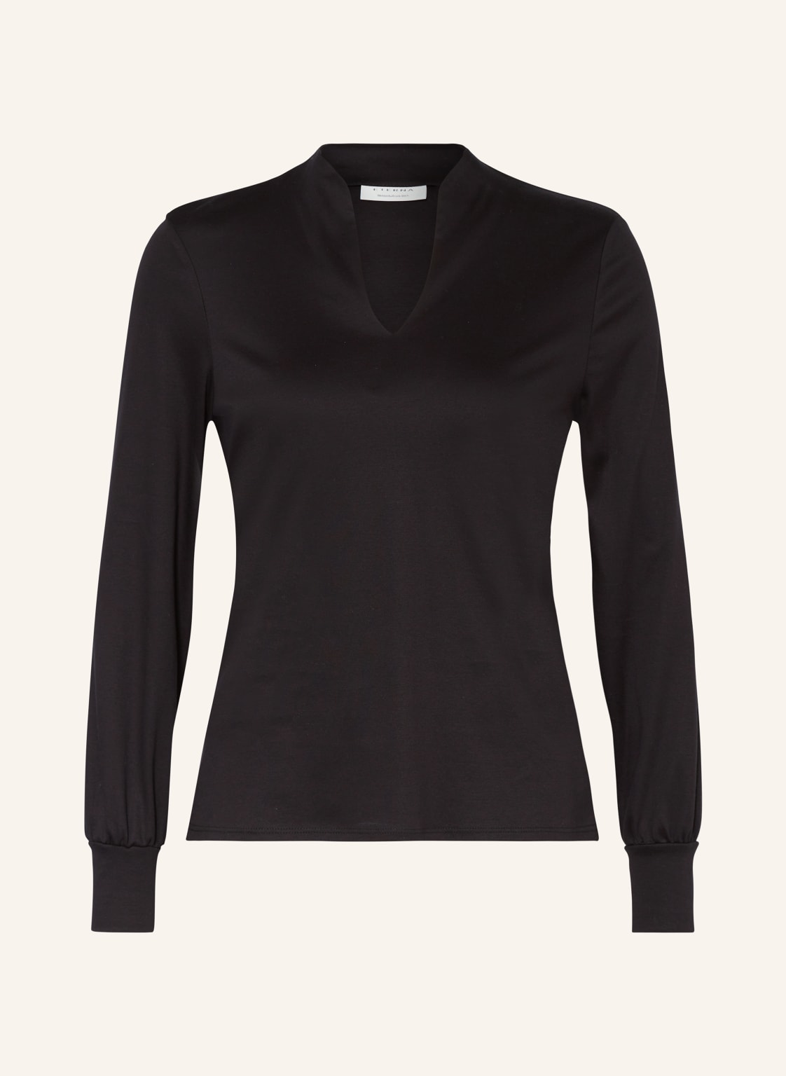 Eterna Longsleeve schwarz von Eterna