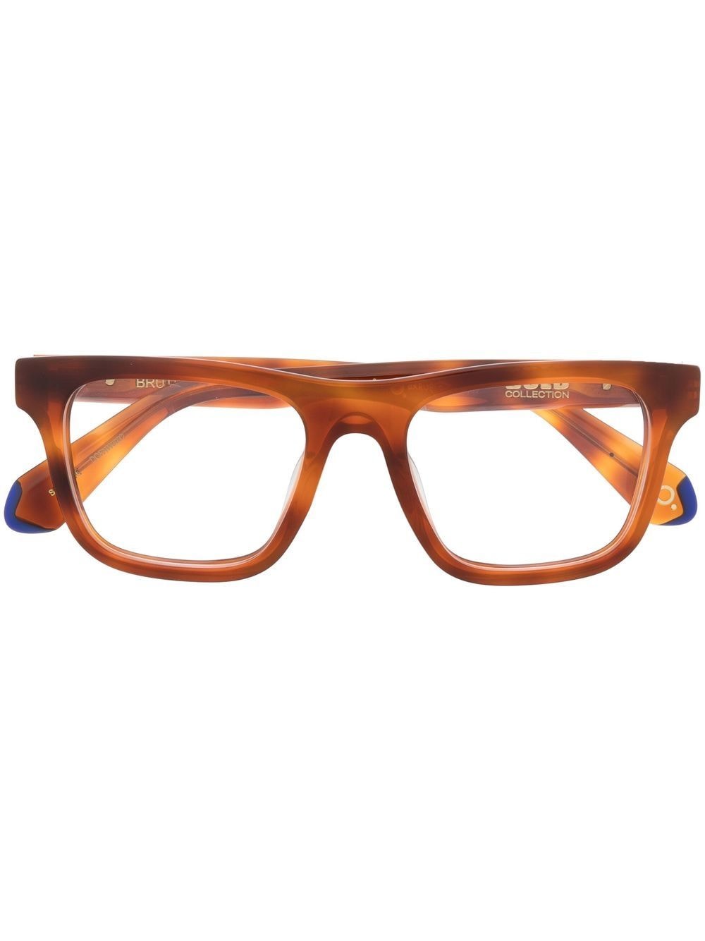 Etnia Barcelona Brutal 5 square-frame glasses - Brown von Etnia Barcelona