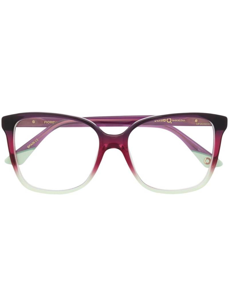 Etnia Barcelona Fiorella oversize-frame glasses - Purple von Etnia Barcelona