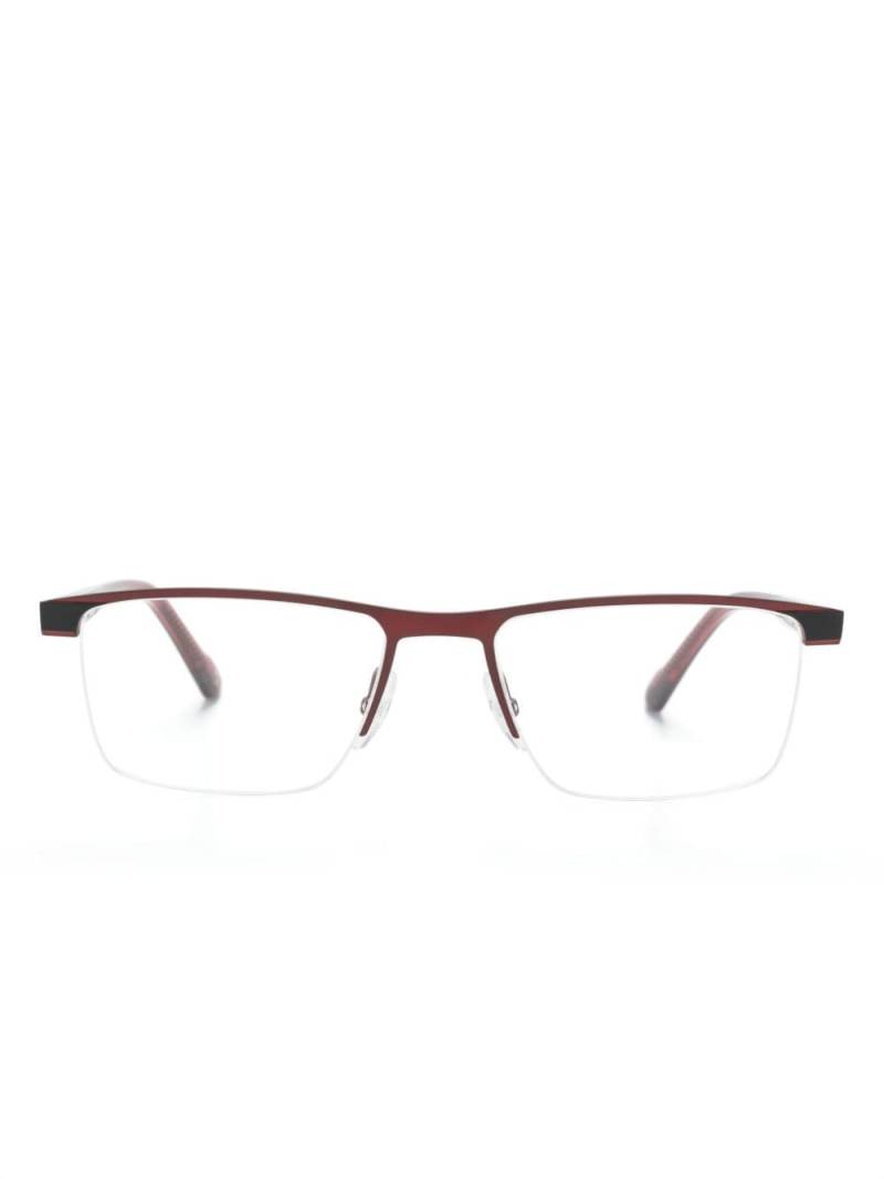 Etnia Barcelona Münster rectangle-frame glasses - Red von Etnia Barcelona