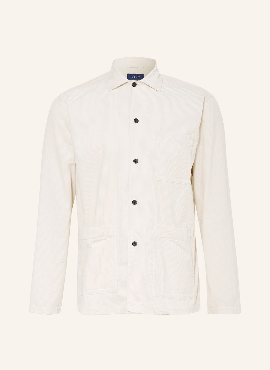 Eton Cord-Overshirt weiss von Eton