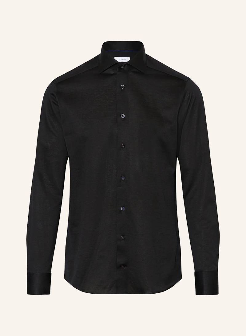 Eton Hemd Slim Fit schwarz von Eton