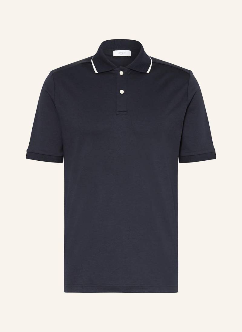 Eton Jersey-Poloshirt blau von Eton