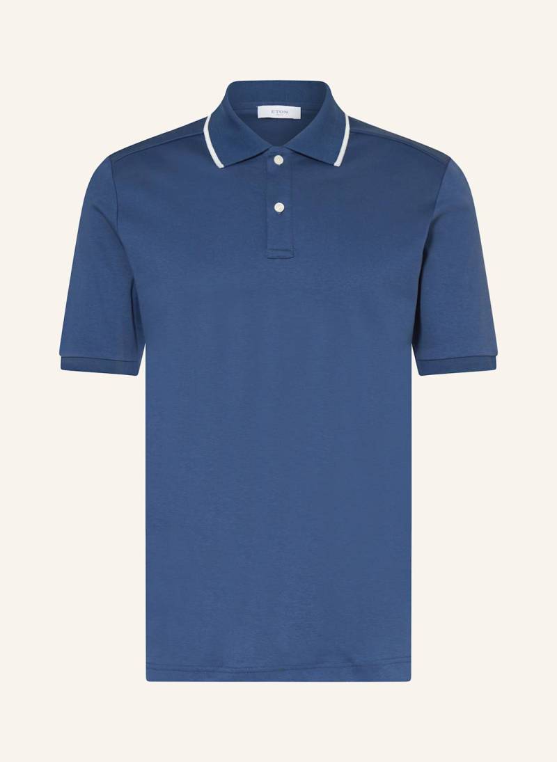 Eton Jersey-Poloshirt blau von Eton