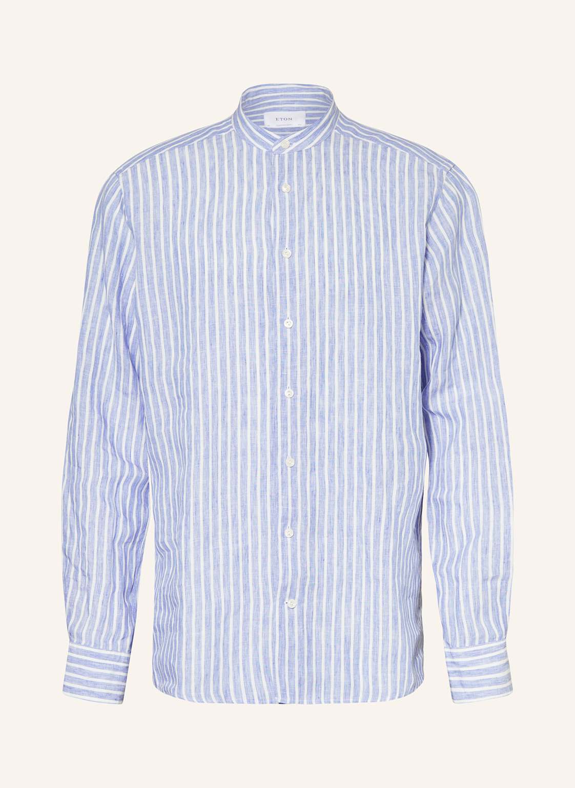 Eton Leinenhemd Regular Fit Mit Stehkragen blau Eton Leinenhemd Regular Fit Mit Stehkragen blau von Eton