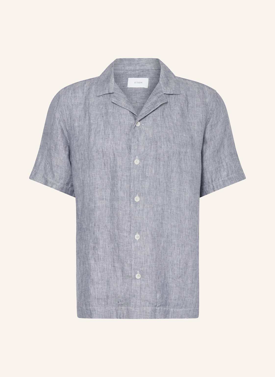 Eton Resorthemd Comfort Fit Aus Leinen blau Eton Resorthemd Comfort Fit Aus Leinen blau von Eton