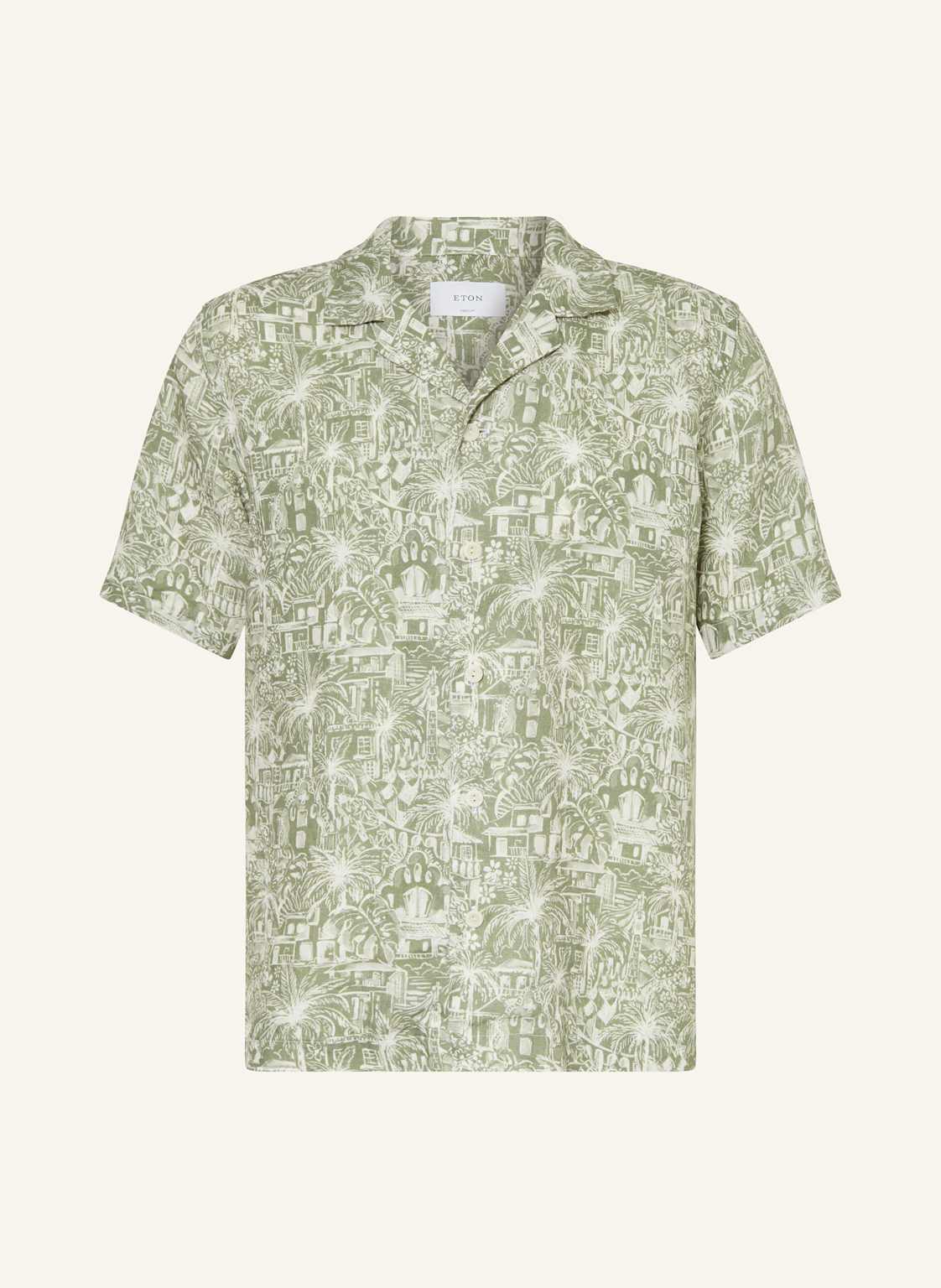 Eton Resorthemd Medium Fit Aus Leinen gruen Eton Resorthemd Medium Fit Aus Leinen gruen von Eton