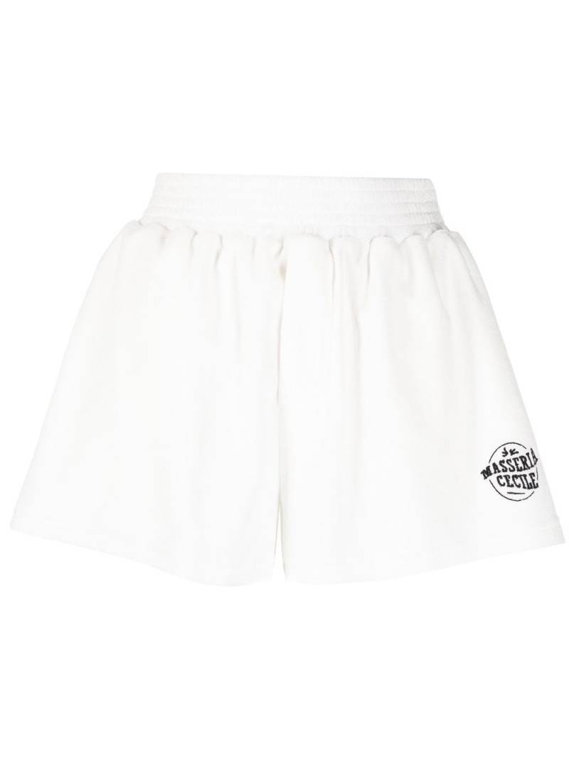 Être Cécile terry-cloth track shorts - White von Être Cécile