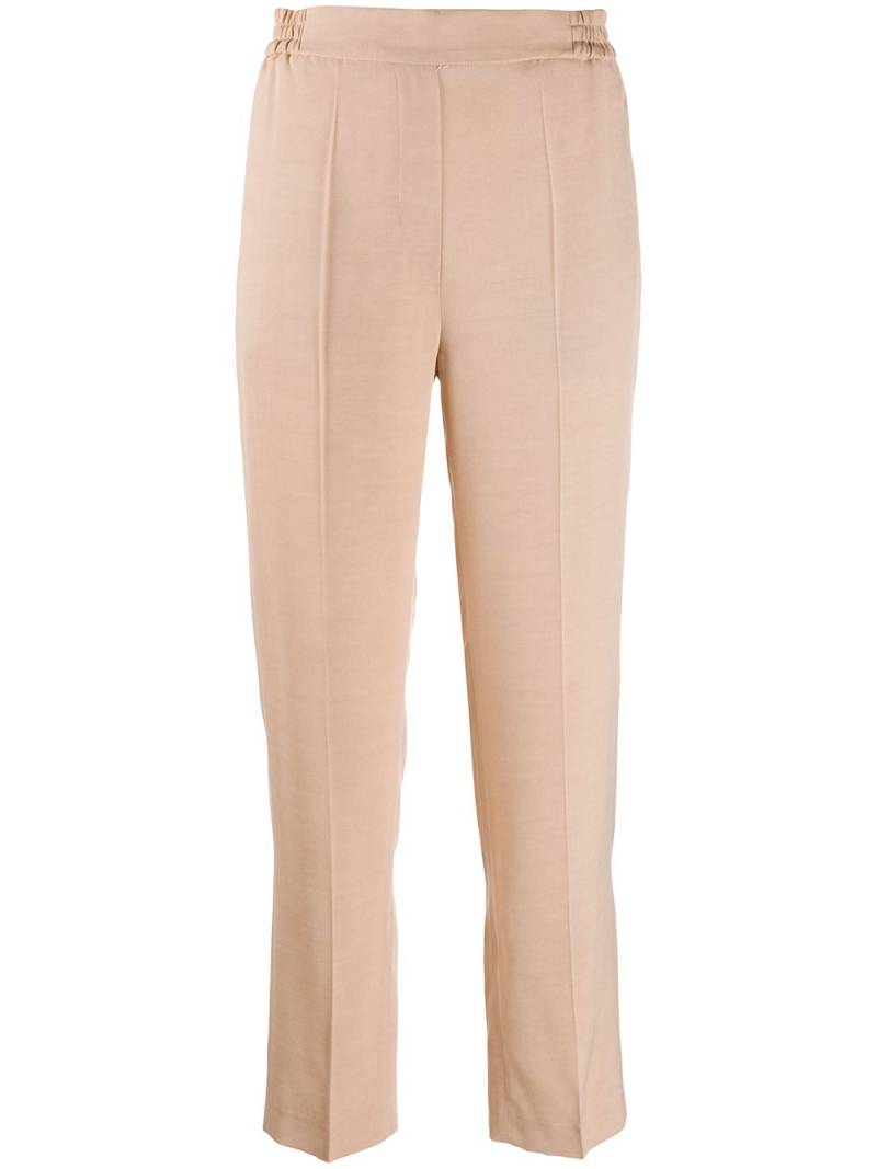 ETRO elasticated straight leg trousers - Neutrals von ETRO