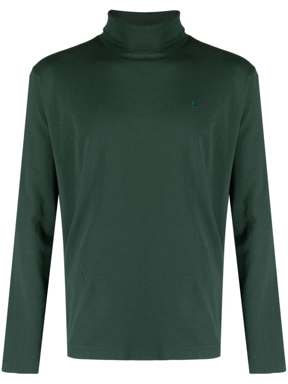 Etudes Award LS Accent organic cotton top - Green von Etudes