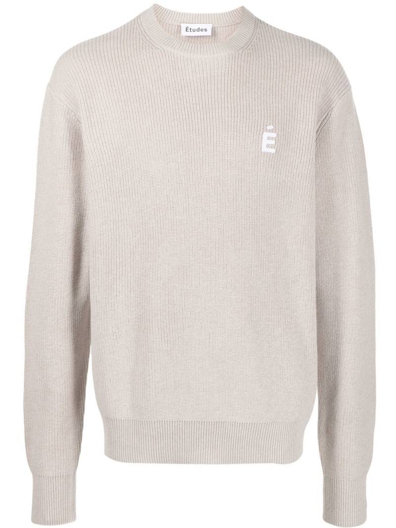 Etudes Boris fine-knit jumper - Neutrals von Etudes