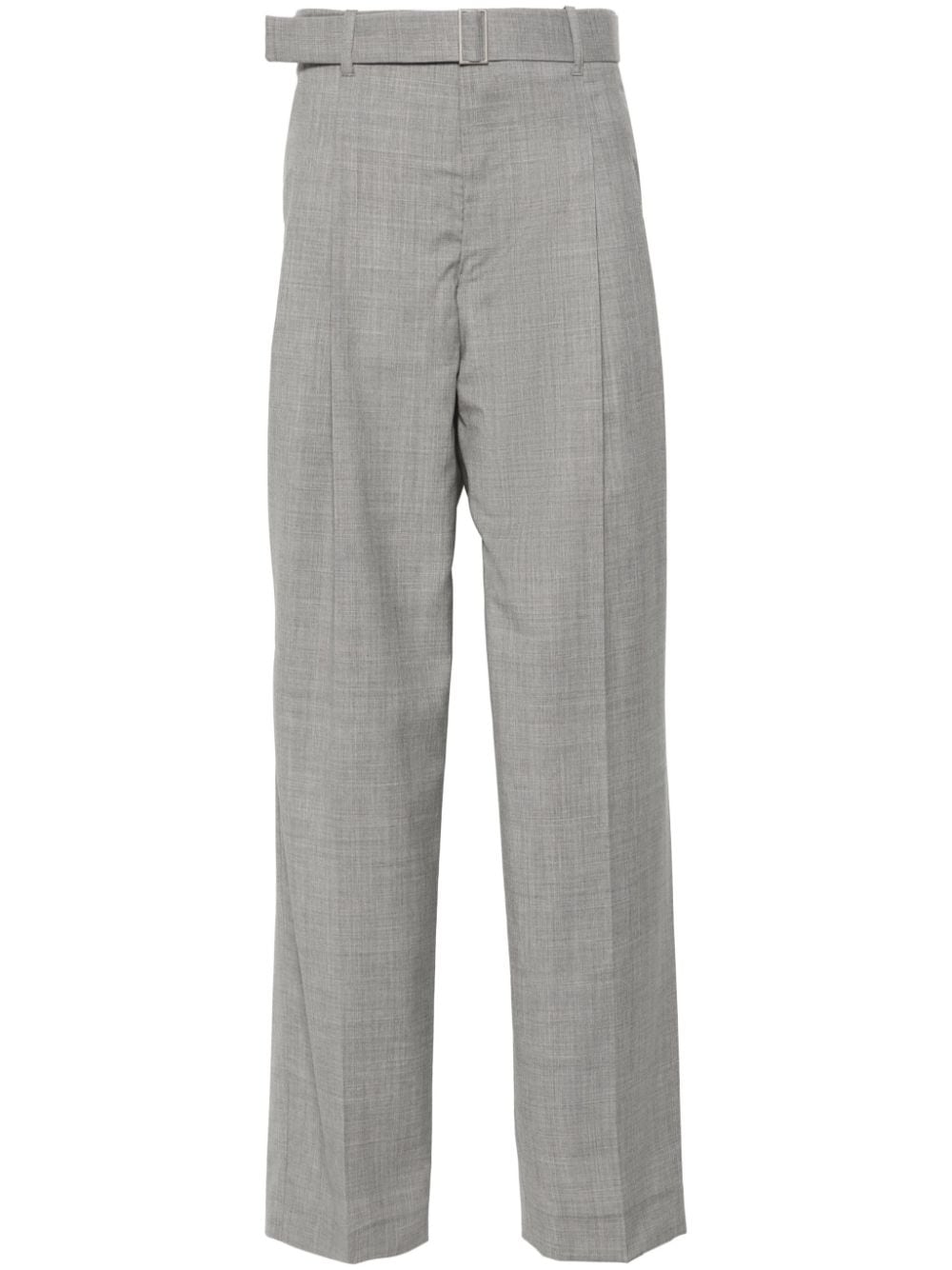 Etudes Cooper belted wide-leg trousers - Grey von Etudes