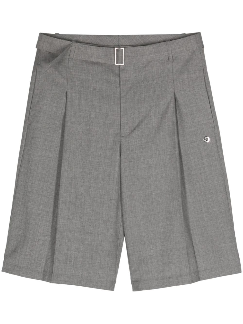 Etudes Cooper wool pleated shorts - Grey von Etudes