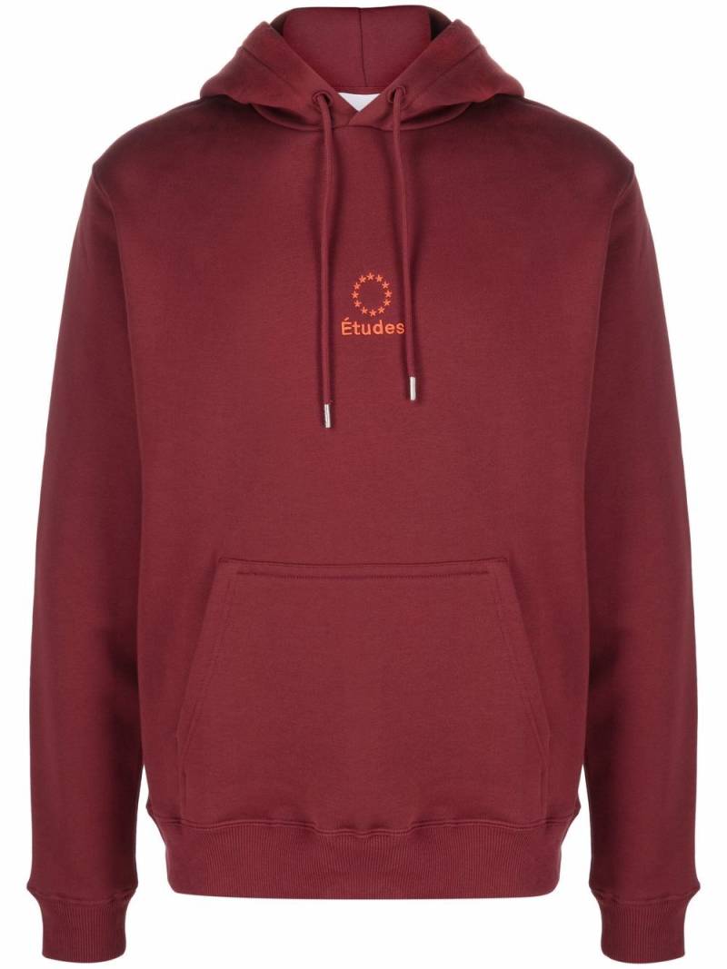 Etudes Klein embroidered logo hoodie von Etudes