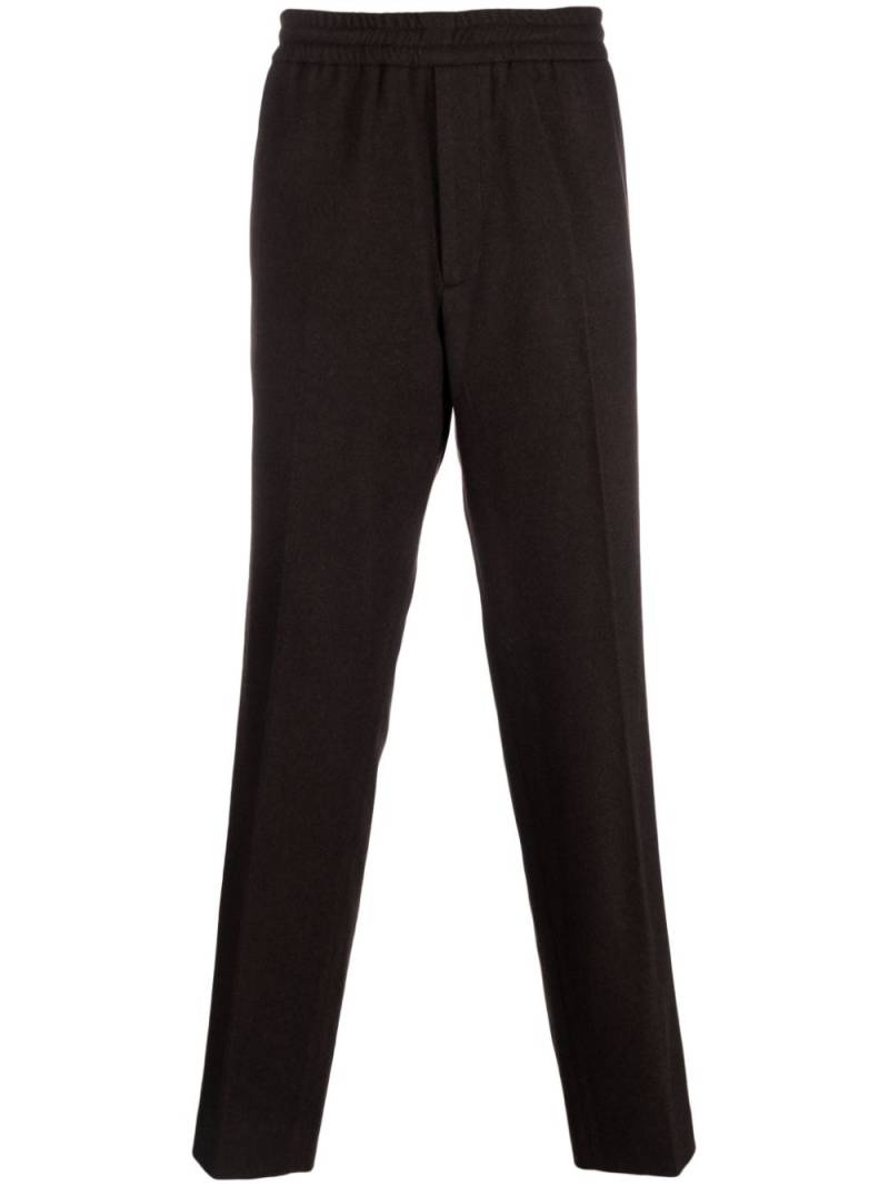 Etudes Romance flannel straight-leg trousers - Brown von Etudes