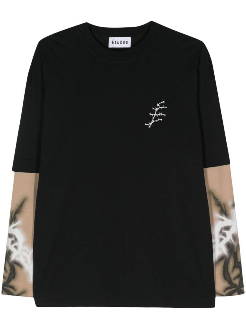 Etudes The Goudron Thorns T-shirt - Black von Etudes