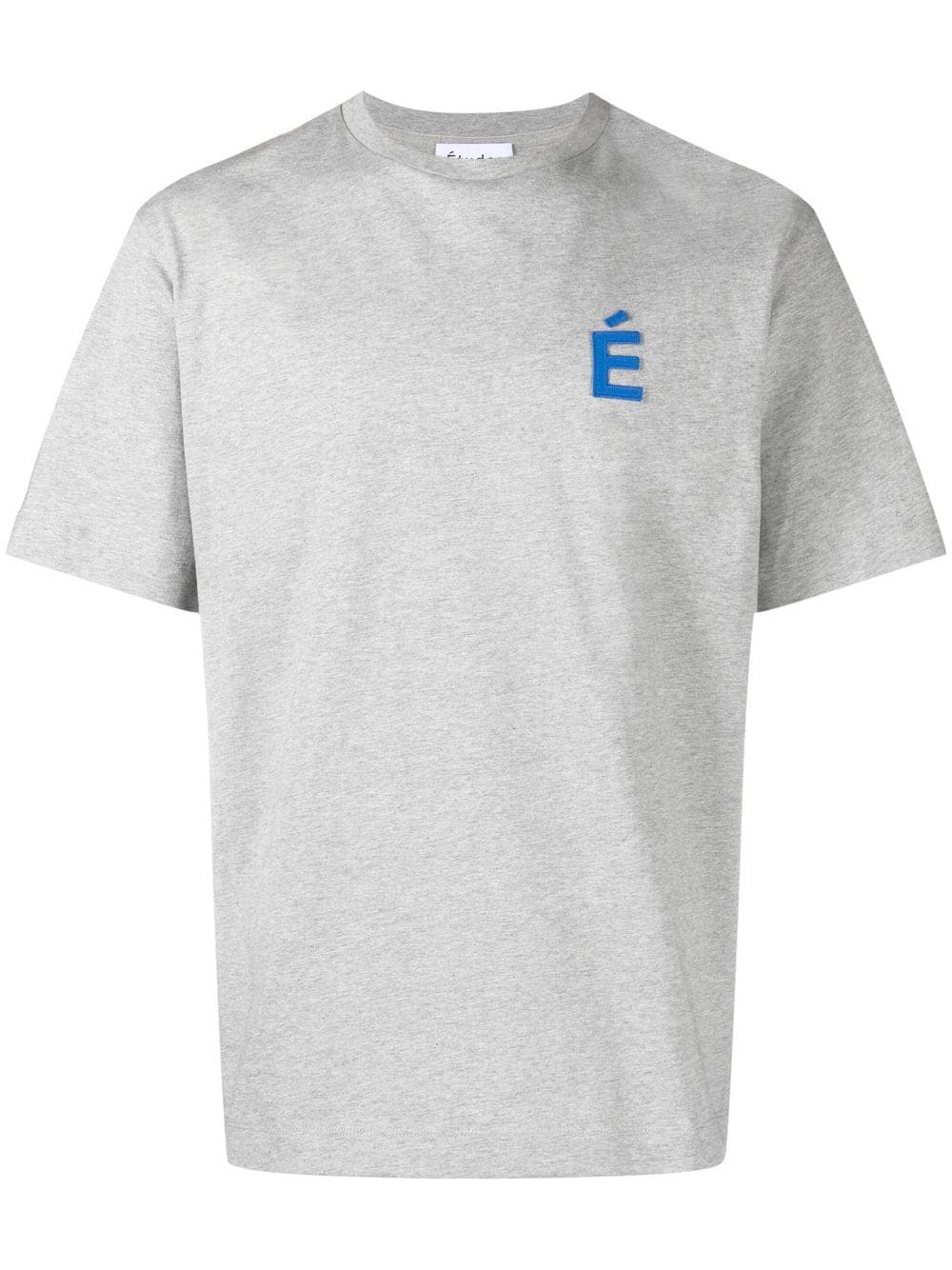 Etudes Wonder logo-patch T-shirt - Grey von Etudes