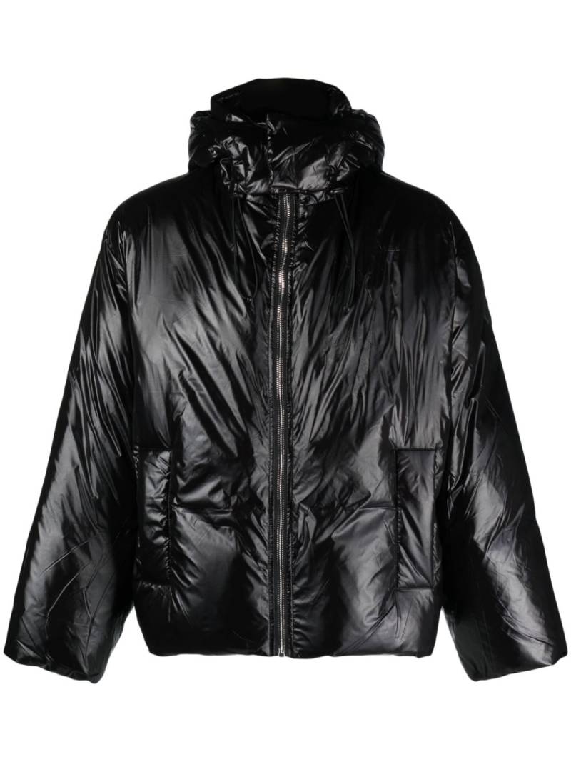 Etudes Zinc hooded padded jacket - Black von Etudes